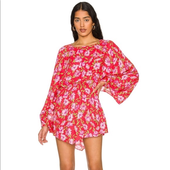 LoveShackFancy Dresses & Skirts - Love Shack Fancy Mambo Red Anila Mini Dress Size Small